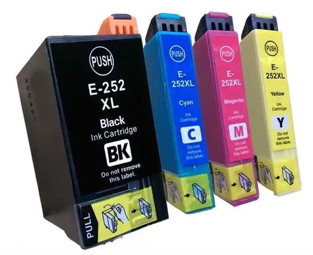 Epson 252XL High-Yield Remanufactured Ink Cartridge 4-Pack Combo